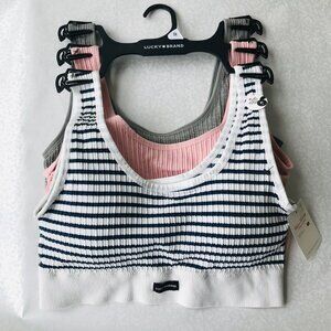 Lucky Brand Comfort Bras LVD47952X Multicolor Size : 1XL  3 Set MSRP : $84